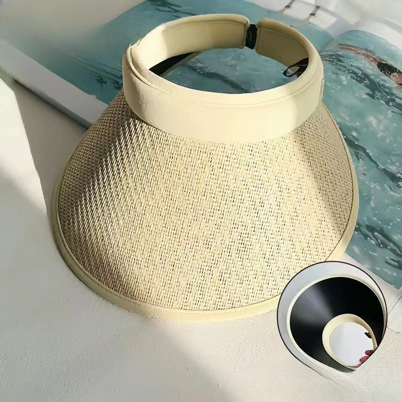 Wholesale Summer Straw Woven Empty Top Hats